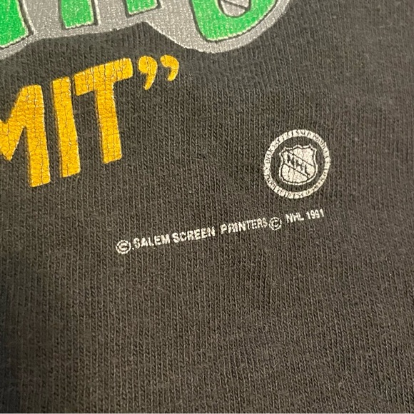 Vintage 1991 Minnesota North Stars campbell conference champs tshirt - Picture 3 of 6